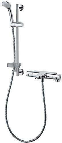 Ideal Standard Alto Ecotherm thermostatic bath shower mixer & riser kit. A5636AA
