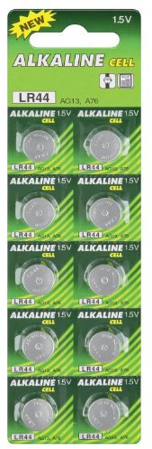 4 x 10er Blister Alkali Knopfzelle (Mangan L44/AG13/L1154/357/A 76)