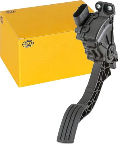 HELLA 6PV 010 946-161 Sensor, accelerator pedal position - for right-hand drive vehicles - 6-pin connector - Manual Transmission