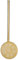 Riess, 0542-006, Backschaufel 12, CLASSIC - BUNT/PASTELL, Farbe Goldgelb, Durchmesser 12 cm, Höhe 9.3 cm, Emaille