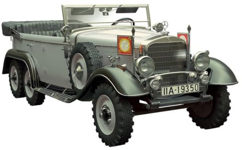 ICM 1:72 - G4 (1935), WWII German Staff Car (snap fit)