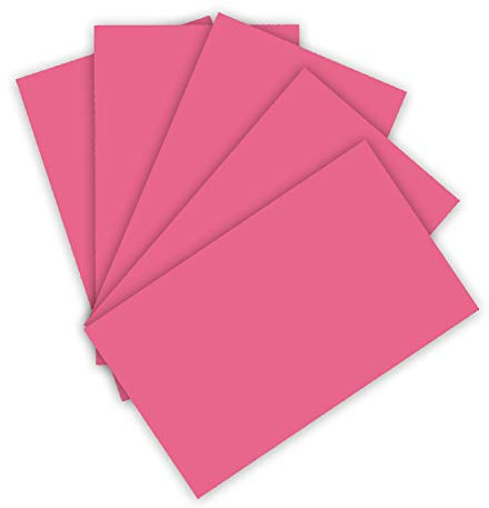 folia 6329 - Tonpapier 130 g/m², Tonzeichenpapier in Altrosa, DIN A3, 50 Bogen, als Grundlage für zahlreiche Bastelarbeiten