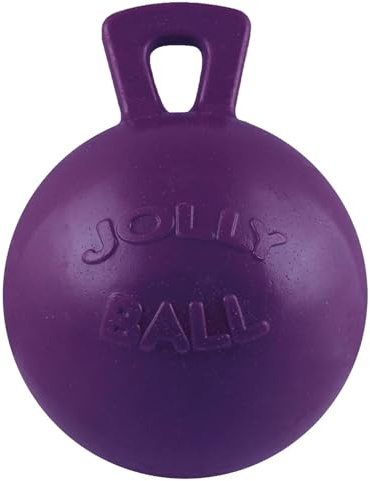 Tug-N-Toss Ball Color: Purple, Size: 6 H x 4.5 W x 4.5 D
