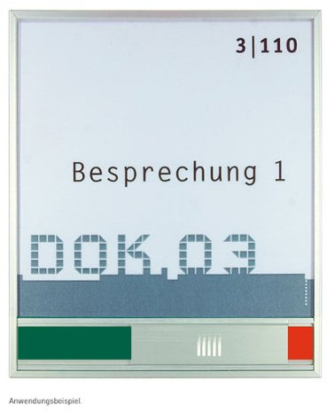 NEW AGE Türschilder mit Frei-/Besetzt-Anzeige, Maße: 12,0 x 14,2 x 0,6 cm