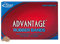Alliance Rubber 26085 Advantage Rubber Bands Size #8, 1 lb Box Contains Approx. 5200 Bands (7/8 x 1/16, Natural Crepe)