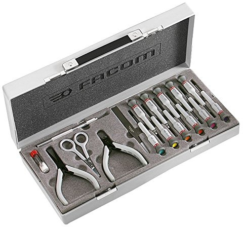 Facom MT.J1 Micro-Tech Tool Set, 16 Pieces