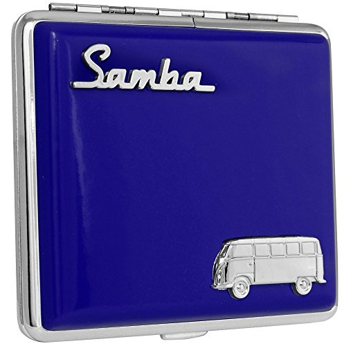 Volkswagen Original Zigaretten Etui Samba oder Käfer Design (Samba-Blau)