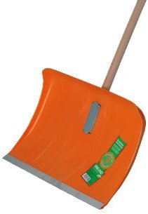 Freund 2030510 Schneeschieber 55 x 35 cm HD-PE, mit Alu-Kante