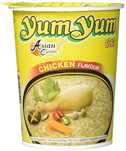 Yum Yum Instant Nudeln Cup Huhn, 12er Pack (12 x 60 g)