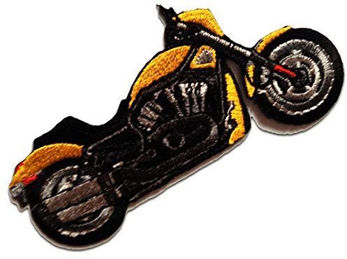 Catch the Patch Motorrad Biker - (Größe: 10,5 x 5,5 cm) – Stickpatch – Ideal für Kutte, Rockerjacke, Jeansweste, Kleidung & Accessoires – Robuster Patch für Erwachsene