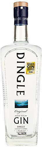 Dingle Gin | Artisan Gin | 700ml | 42,5% Vol. | Wacholder, Koriander & Muskat | In kupfernen Pot Stills destilliert | Handmade Gin aus Irland | In kleinen Chargen hergestellt | Worlds Best Gin 2019