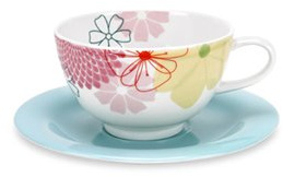 Portmeirion Crazy Daisy -1 x Breakfast Cup and 1 x Saucer