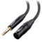 Cable Matters Cavo da TRS a XLR da 6,35 mm (1/4 di pollice) da maschio a maschio da 0,9m (cavo da XLR a TRS, cavo da XLR a 1/4, cavo da 1/4 a XLR)