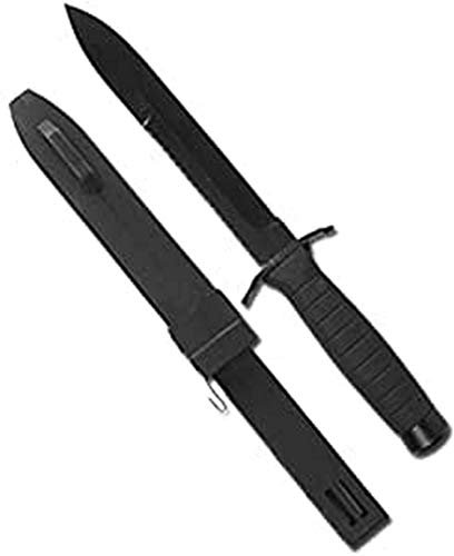 Mil-Tec Combat Messer Schwarz Einheitsgröße