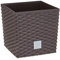 PROSPERPLAST Rato 15,8 litres avec bac de plantation anthracite foncé 32 x 32 x 32,5 cm.