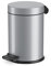 Hailo ProfiLine Solid S Mülleimer (aus Stahlblech, 4 Liter, Kunststoff-Inneneimer, Anti-Rutsch-Fuß) 0704-160