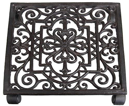 Esschert Design - Base con Ruedas para Maceta (30 x 30 x 6 cm)