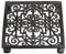 Esschert - Porta pianta quadrato con rotelle, 29.6 x 29.6 x 5.8 cm, 1 pezzo