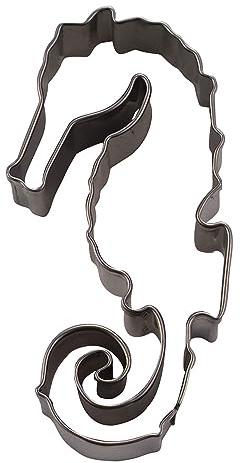 Staedter Seahorse Shape Cookie Cutter, Silver