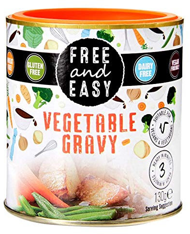 Free Natural Free and Easy Gluten free Gravy sauce Mix 130 g (Pack of 6)