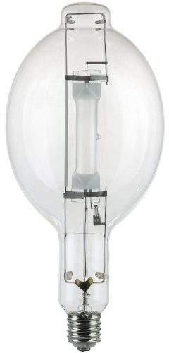 Sunlite 03681-SU MH1000/U/BT56 M47/S Metal Halide Lamp, 1000 Watts, Mogul Base (E39), BT56, 12,000 Hours Life, 110,000 Lumen, Clear Finish, 4000K