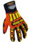 Seibertron Hoch/HIGH Vis Impact Safety Mechaniker Schutz Builders Handschuhe Glove, Aufprallschutz und robuste Arbeitshandschuhe Montagehandschuhe (abriebbeständig, rutschfest, waschbar) (M)