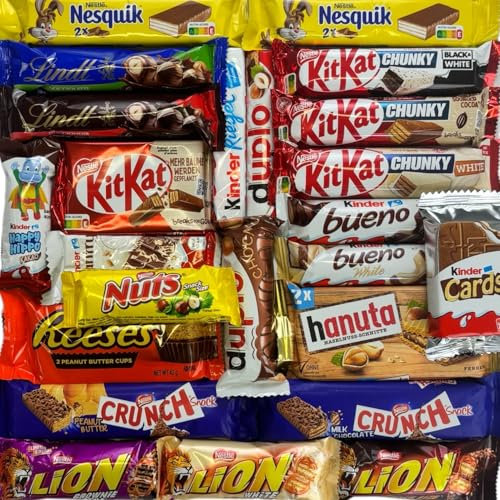 Süßigkeiten – Mix Snack Box mit 20 verschiedenen Schokosnacks, 1er Pack (1 x 1 kg)