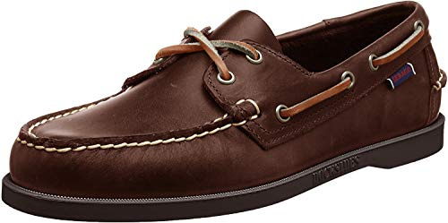 Sebago Herren Docksides Portland Waxed Bootschuhe, Braun (Brown-Gum), 43 EU