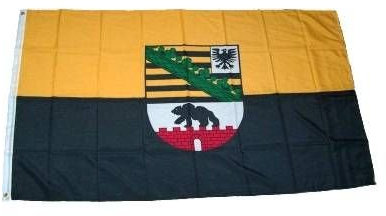 FLAGGENMAE® Flagge Fahne Sachsen Anhalt 90 x 150 cm