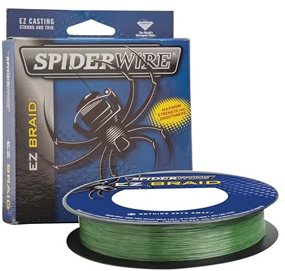 Spiderwire Unisex-Erwachsene EZ Braid Moosgrün 0,17 mm, 300yd