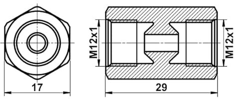 ATE 03.3511-1000.1 Adapter, Bremsleitung