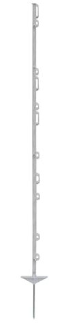 VOSS.farming 20x Weidezaunpfähle Farm 156 156 cm, 11 Ösen, weiß