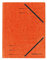 Herlitz 10843878 Einschlagmappe A4 mit Gummizug, orange, 25 Stück