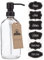 jarmazing Produkte Klar Glas Pint Jar Seife und Lotion Spender mit Metall Pumpe - Black/Dark Bronze