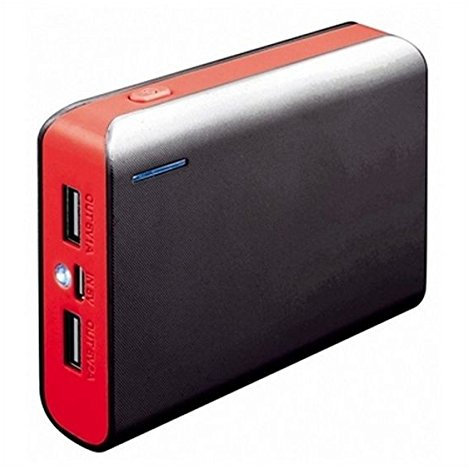 Desconocido - Platinet Power Bank 6000mah Rojo+Cable+Linterna