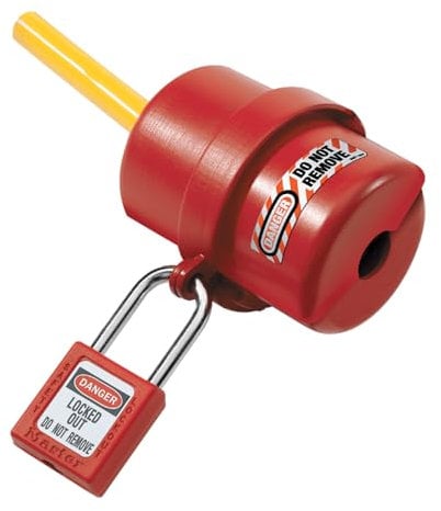 Master Lock 487 Drehbare Verriegelung für elektrische Steckverbindungen für Stecker mit 120 und 240 Volt