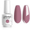 Vishine Vernis à ongles Semi-permanent Soak-off UV LED Nail Art Vernis Gels Manucure Corail clair (1592)