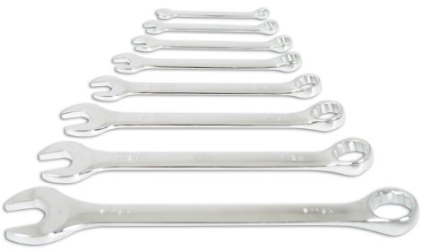 Laser 4446 Whitworth Combination Spanner Set 8pc
