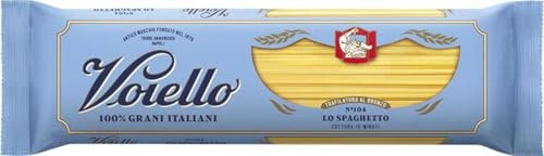 Voiello Pasta Spaghetti n.104, 500g, Grani 100% Italiani, Trafilatura Al Bronzo