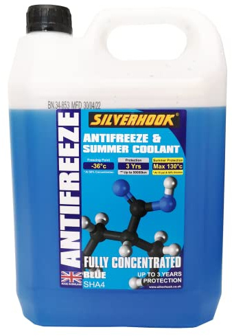 SILVERHOOK CONCENTRATED BLUE ANTIFREEZE & SUMMER COOLANT 4.54 LITRES