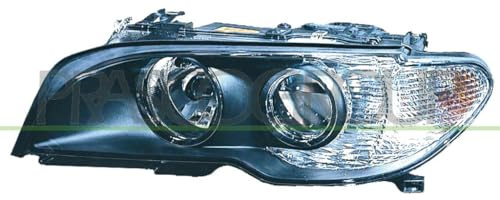 Prasco - BM0224903 - BMW - 3 Series - E46 Coupe - Mod. 09/03-09/06 - Scheinwerfer Rechts-H7+H7-Mit Lwr-Ohne Motor-Schwarz-Weisser Blinker