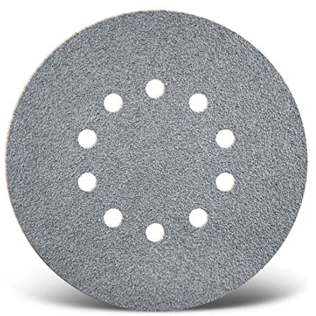 MENZER Platinum Klett-Schleifscheiben, 225 mm, 10-Loch, f. Trockenbauschleifer, Halbedelkorund (25 Stk.) K100