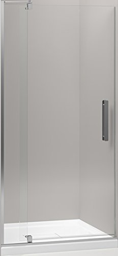 Kohler K-707510-L-SHP 707510-L-SHP REVEL 1/4 PIVOT DOOR, Bright Polished Silver, 70 x 31-1/8 x 36