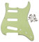 FLEOR 8-Loch SSS ST Pickguard E-Gitarren-Scratchplate mit Schraube für Vintage Style ST ocaster-Gitarrenteile, 3-lagig, mintgrün