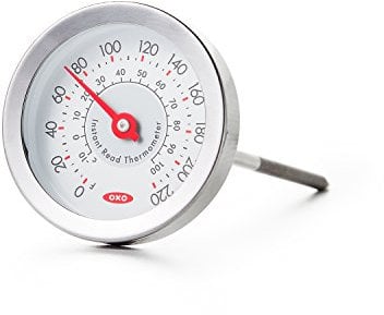 OXO Good Grips Chef's Precision Meat Thermometer, Silver