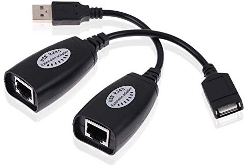 Sabrent USB-RJXT adaptador de cable USB A RJ-45 Negro - Adaptador para cable (USB A, RJ-45, Macho/Hembra, Negro)