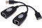 Sabrent USB-RJXT adaptador de cable USB A RJ-45 Negro - Adaptador para cable (USB A, RJ-45, Macho/Hembra, Negro)