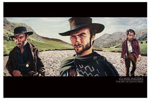 Pyramid The Art of Justin Reed - Gunslingers Poster Großformat B X H : 91 x 61 cm