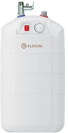 Eldom Warmwasserspeicher/Boiler 15L Untertisch druckfest, 2000 W, B Energieeffizienzklasse, Weiß, Traditional, 72326PMP
