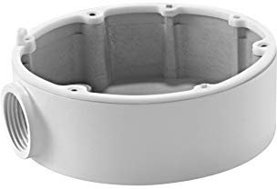 HIKVISION Digital Technology DS-1280ZJ-DM18 Überwachungskamera und Gehäusehalterung - Überwachungskamerazubehör (Halterung, universal, weiß, DS-2CD2112-(I), DS-2CD2132-(I), Aluminium, 101 mm)